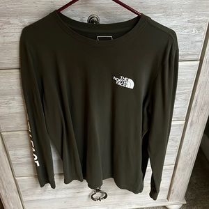 Women’s Green The North Face Long Sleeve